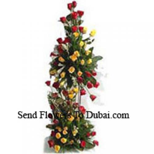 300 Red & Yellow Roses