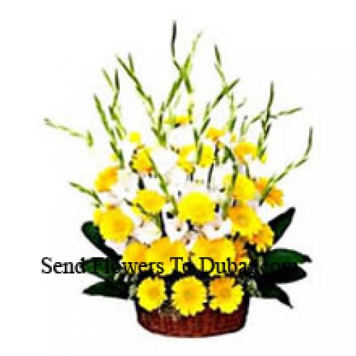 Yellow Gerberas with Assorted Flowers