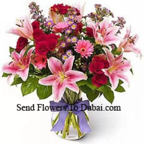 <b>Product Description</b><br><br>Assorted Flowers In A Vase<br><br><b>Delivery Information</b><br><br>* The design and packaging of the product can always vary and is subject to the availability of flowers and other products available at the time of delivery.<br><br>* The "Time selected is treated as a preference/request and is not a fixed time for delivery". We only guarantee delivery on a "Specified Date" and not within a specified "Time Frame".