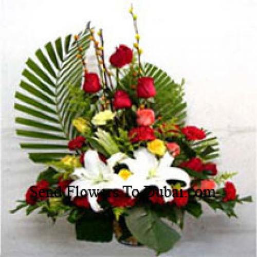 Cute Assorted Flower Basket